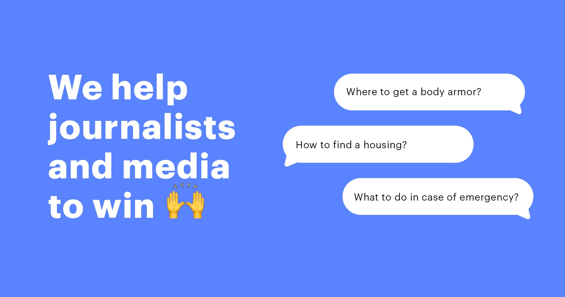 Ukrainians launched a chatbot to help journalists who cover the Russian full-scale war in Ukraine